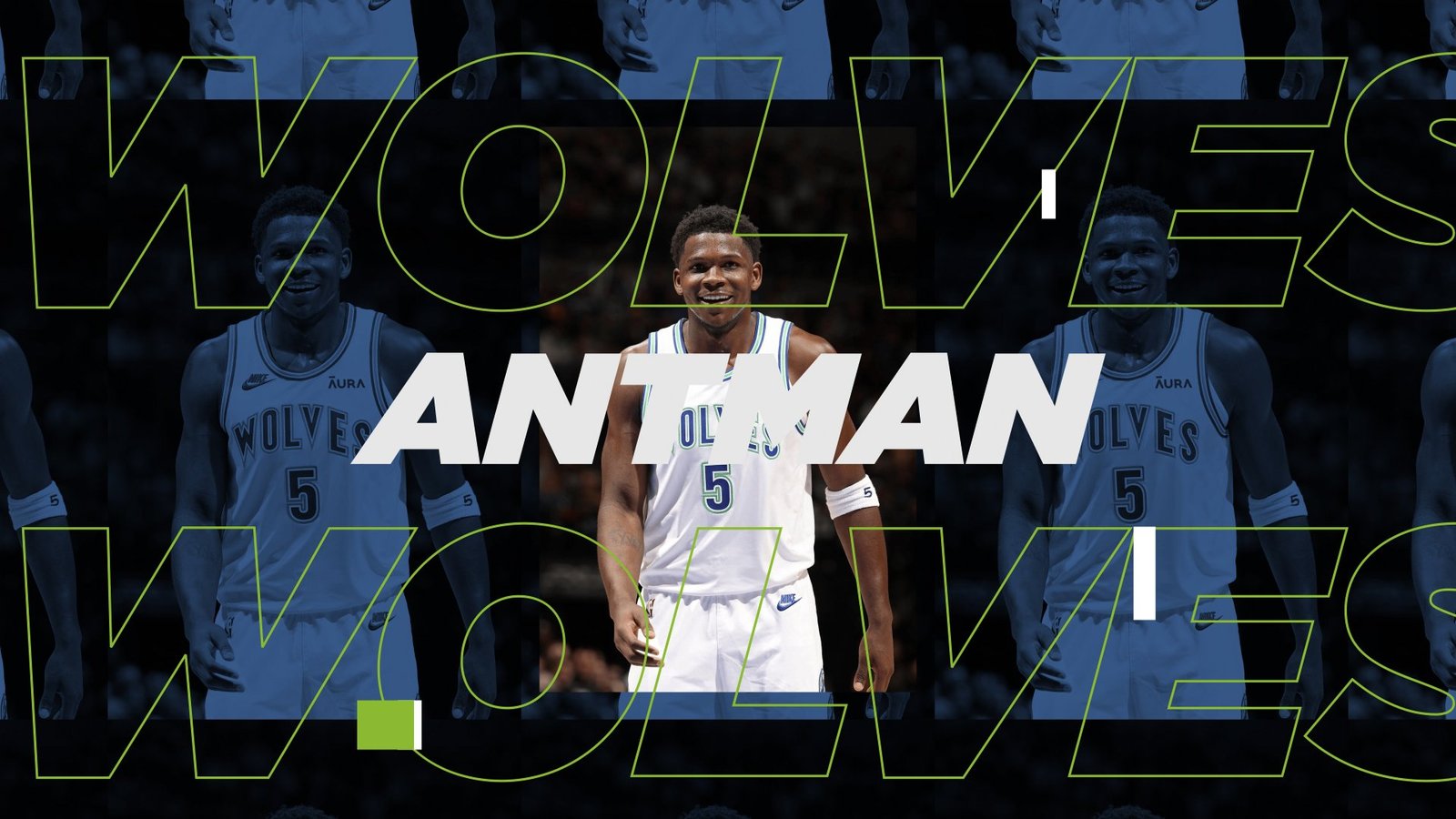 Anthony Edwards player card graphic