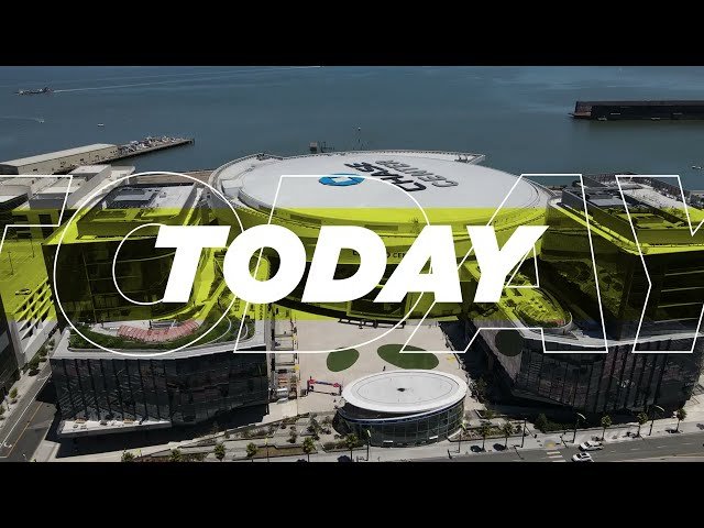 TODAY kinetic text Chase Center